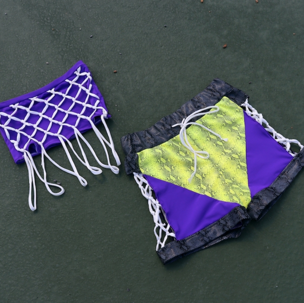 AUTHENTIC BASKETBALL NET SHORT SET